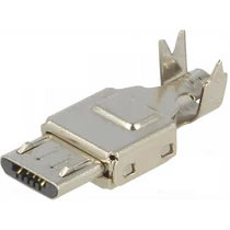 USB MICRO B forrasztható dugó vezetékre