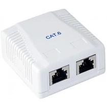 UTP Dupla fali aljzat Cat6 RJ45