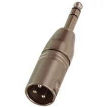 XLR 3P DUGÓ/JACK 6,3 sztereó dugó ADAPTER