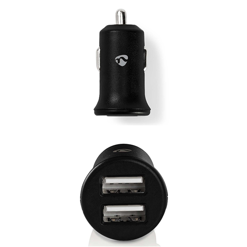Autós töltő szivargyújtó aljzathoz, 2 USB-A kimenet 4,8A