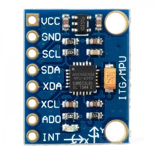 Arduino GY-521 MPU6050 3 tengelyű gyorsulásmérő és giroszkóp 6DOF