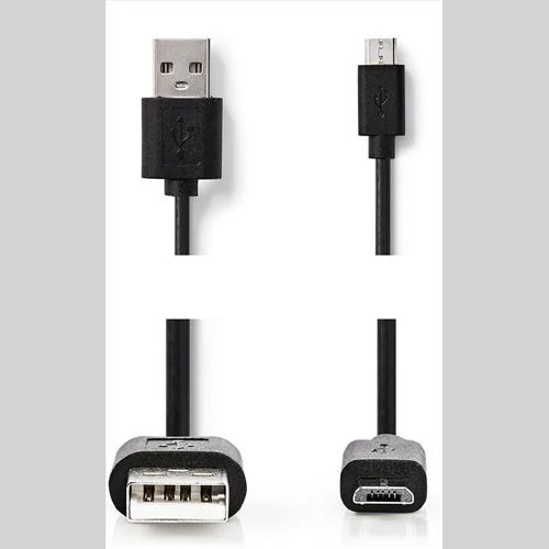USB KÁBEL USB A Dugó - USB B micro Dugó 1m. 480Mb/s
