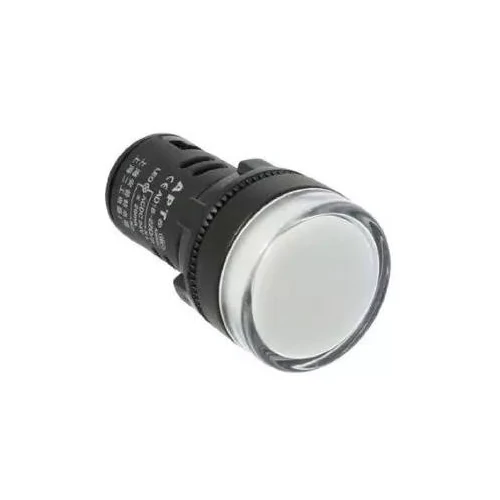 LED jelzőlámpa 230V d22mm fehér