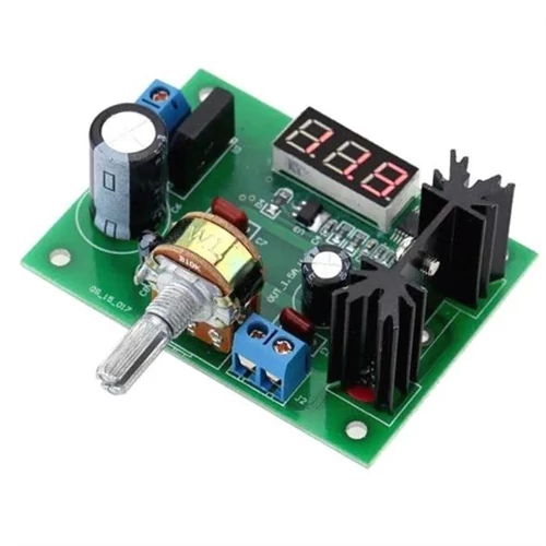 Tápegység modul stabilizált LM317-el Be: AC 0-22V/DC 0-30V Ki: 1.25-27V