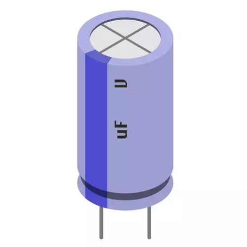 1uF 100V 105° elektrolit kondenzátor