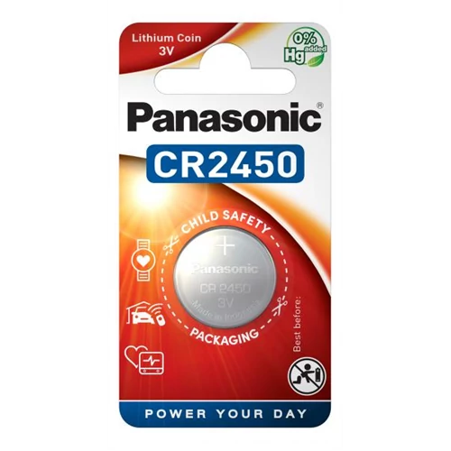 PANASONIC CR2450 3V Lítium elem