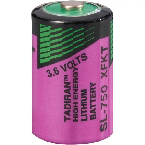 SL-750/S 3.6V/1100mAh 1/2AA lítium elem Ø14,7x25,2mm
