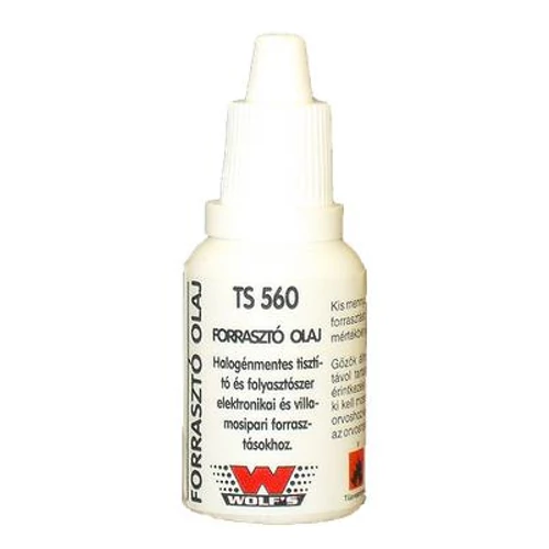 TS560 forrasztó olaj 20ml