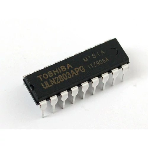 ULN2803A darlington tranzisztor array, 50V/0,5A, csatorna: 8, DIP18