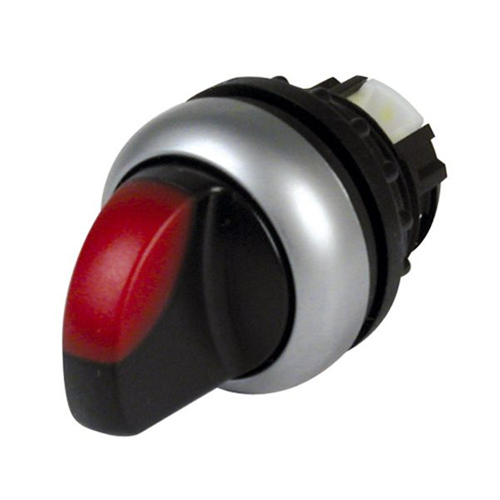 EATON M22-WLK-R 2 állású visszaállós piros átvilágítható választókapcsoló fej