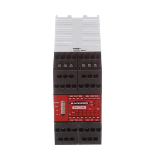 BANNER ES-UA-5A Biztonsági relé 250VAC/24VDC 6A