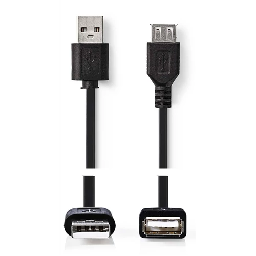 USB KÁBEL USB A DUGÓ - USB A ALJZAT 2m