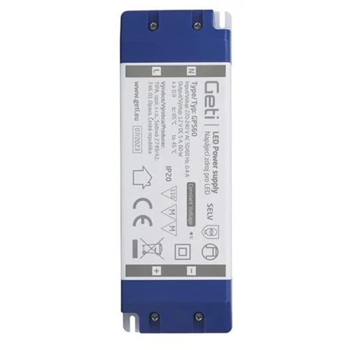 GETI GPS60 LED Tápegység 12V 60W 5A