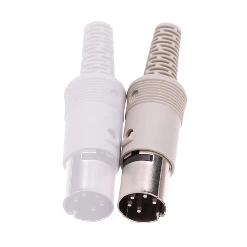 Hirschmann MAS80S DIN 8p. lengő dugó biztosítás nélkül