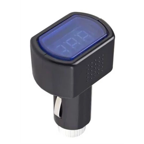 Voltméter HADEX R001 8-30VDC szivargyújtó csatlakozós