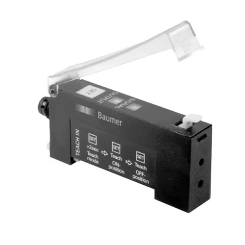 BAUMER FVDK 13P6101/S35A Száloptika érzékelő PNP sötét/világos kapcsolás 10-30VDC M8 csatlakozó