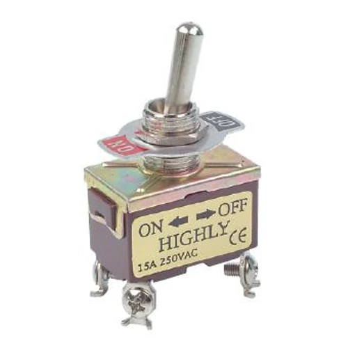 Fémkaros kapcsoló két áramkörös, két állású ON/OFF