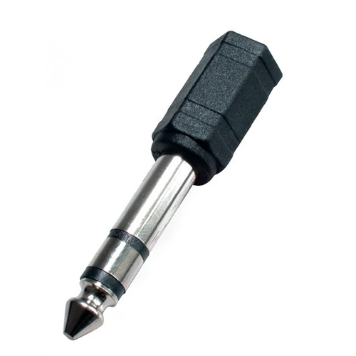 JACK 6,3 sztereó dugó-3,5 sztereó aljzat fordító adapter Müa.