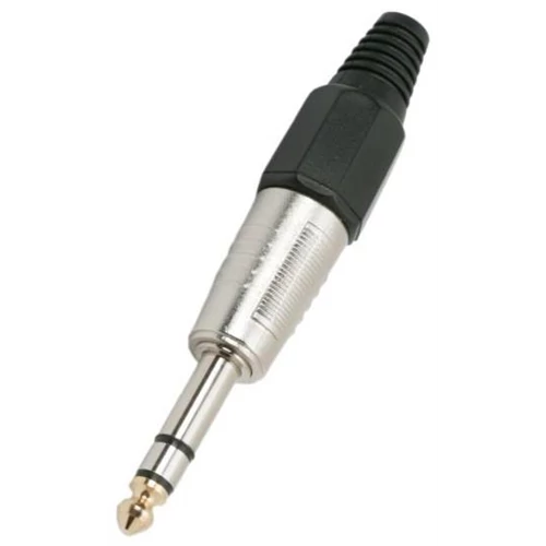 JACK 6,3 sztereó dugó ERŐSÍTETT PIROS, FEKETE