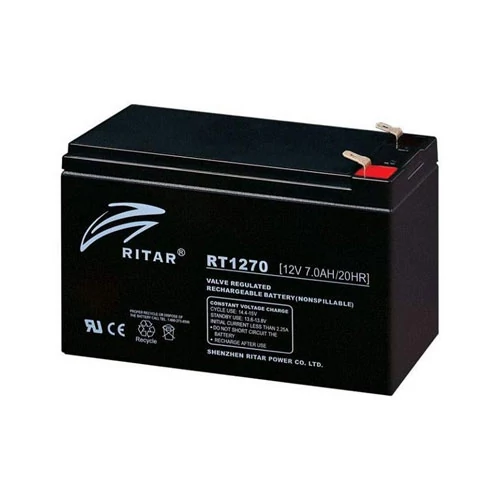 12V 7,0Ah RITAR SAVAS, ZÁRT ÓLOMAKKUMULÁTOR.