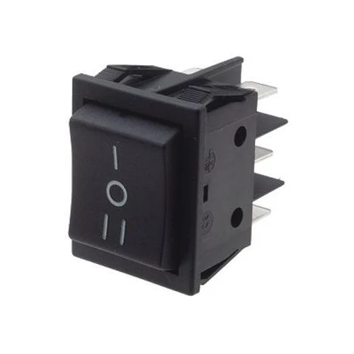 Billenő kapcsoló 30x25 két áramkörös, három állású ON-OFF-ON váltó