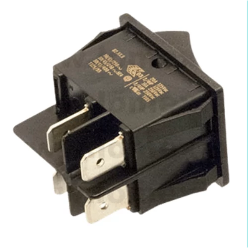 Billenő kapcsoló 30x25 két áramkörös, két állású (ON)/OFF rugós