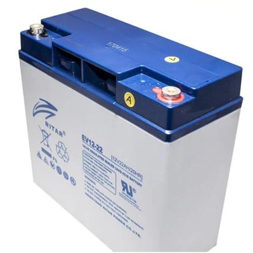 12V 22Ah RITAR SAVAS, ZÁRT ÓLOMAKKUMULÁTOR CIKLIKUS