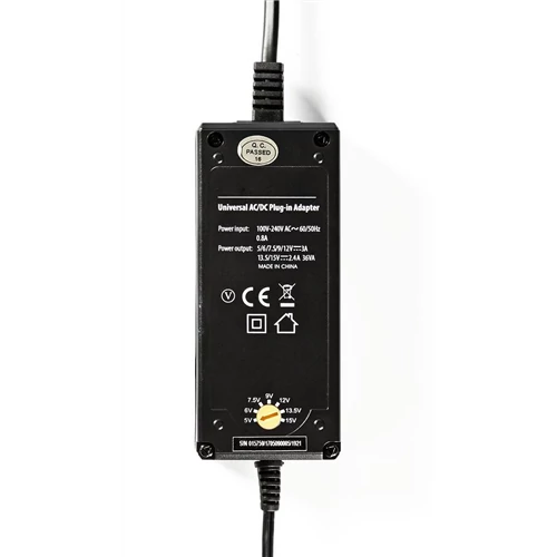 UNIVERZÁLIS TÁPEGYSÉG 2,4-3A 5-15VDC