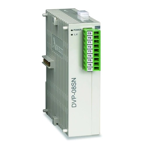 DELTA DVP08SN11R PLC I/O bővítő modul 8 db relé kimenettel  