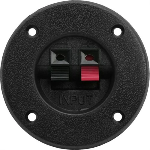 Hangfal csatlakozó aljzat kettes kerek