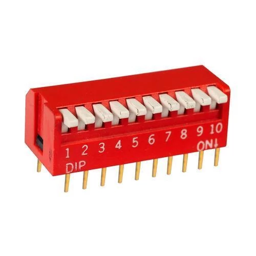 DIP kapcsoló 10-es álló