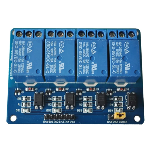 Arduino RELC-4CH relé modul 5V 4 csatornás leválasztott