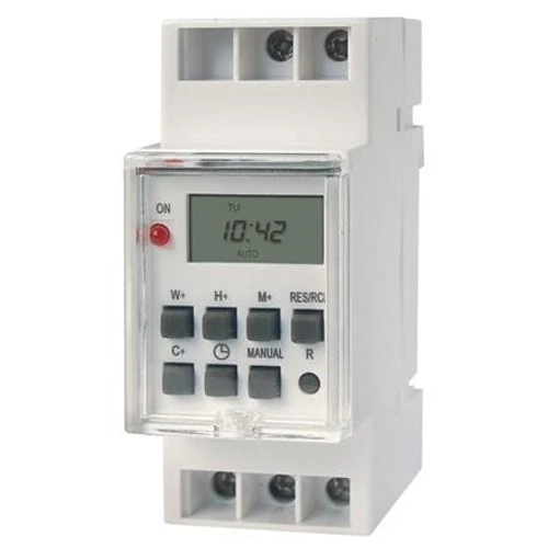 Geti GE2 digitális kapcsolóóra DIN sínre