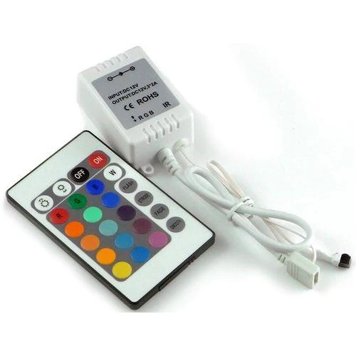 Ledszalag RGB rádiós vezérlő 72W + távkezelő