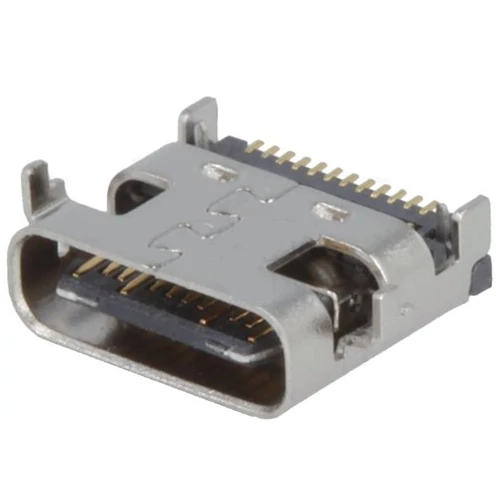 USB C paneles aljzat 90 fokos