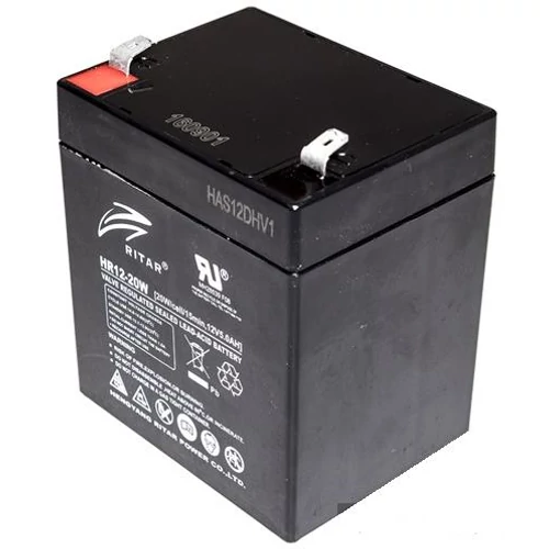 12V 5,5Ah RITAR SAVAS, ZÁRT ÓLOMAKKUMULÁTOR HR12-22W-F2  nagy áramú 90x70x101