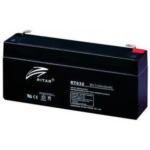 6V 3,2Ah RITAR savas, zárt ólomakkumulátor