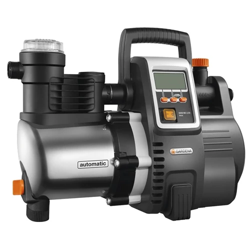 Gardena 1760-20 Premium háztartási automata szivattyú 6000/6E LCD Inox