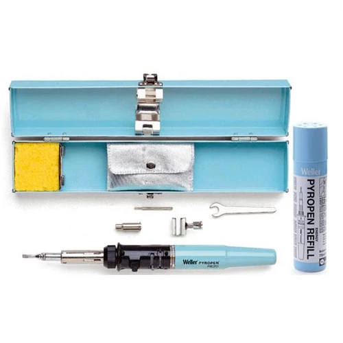 Weller Pyropen Piezo gáz forrasztópáka tartozékokkal