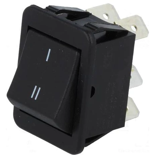 Billenő kapcsoló 30x25 két áramkörös, két állású ON/ON váltó