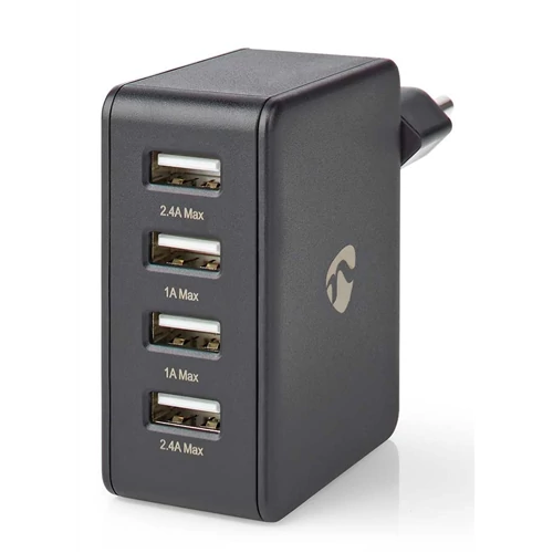 TÁPEGYSÉG 5VDC 2x1A 2x2,4A 4xUSB Hálózati 