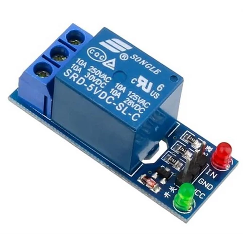 Arduino RELC-2CH relé modul 5V 2 csatornás leválasztott 