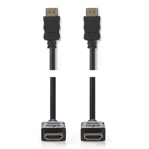 HDMI-HDMI dugó kábel 1m aranyozott 4k@30Hz
