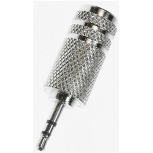 JACK 2,5 sztereó dugó - 3,5 sztereó aljzat fém adapter