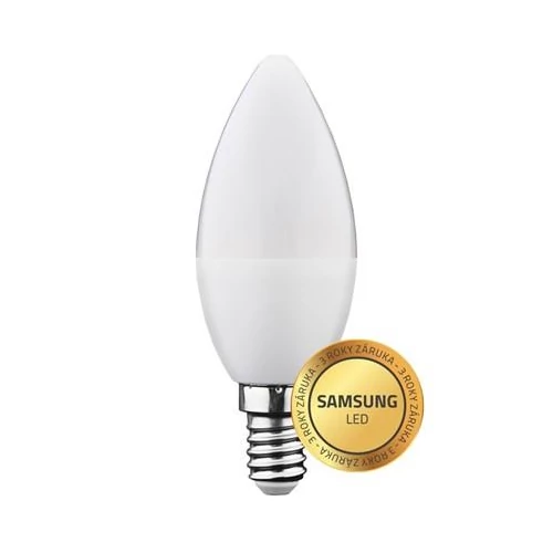 LED fényforrás 6W, E14 foglalattal, 480lm, 3200K, meleg fehér SAMSUNG chip  