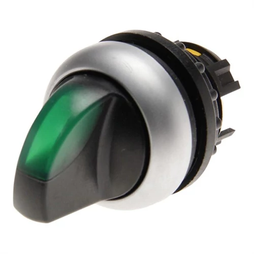 EATON M22-WLK-G 2 állású visszaállós zöld átvilágítható választókapcsoló fej