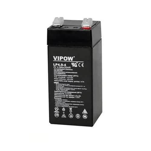 Vipow 4V 4,9Ah savas ólomakkumulátor