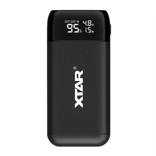 AKKUMULÁTORTÖLTŐ XTAR PB2S LI-ION univerzális x2 / power bank 