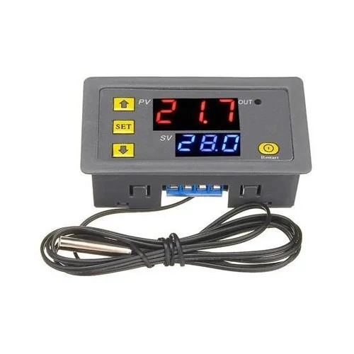 W3230 digitális termosztát NTC(10k) hőelemmel 24 VDC –55-120°C 