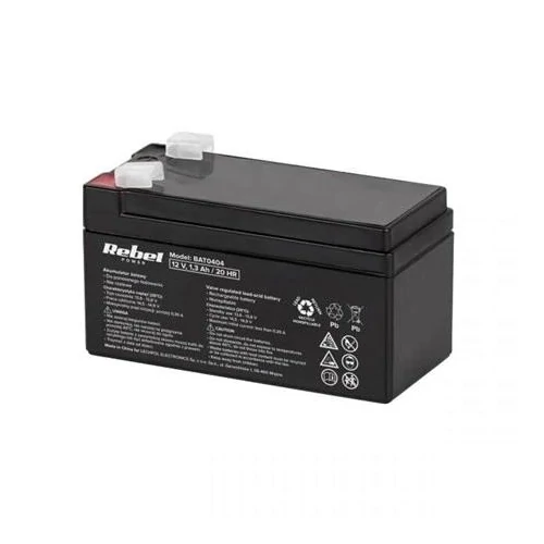 12V 1,3Ah REBEL savas, zárt ólomakkumulátor 